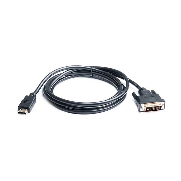 Кабель мультимедийный REAL-EL HDMI M to DVI M 1.8m 18+1pin Фото