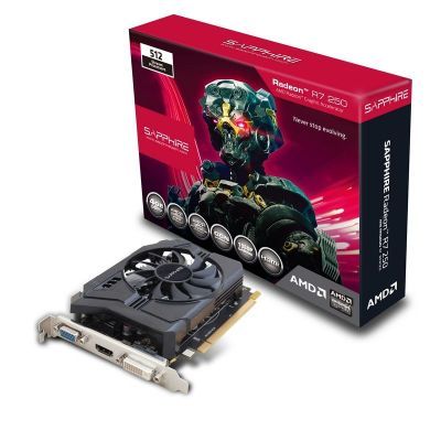 Видеокарта Sapphire Radeon R7 250 4096Mb 512SP Фото
