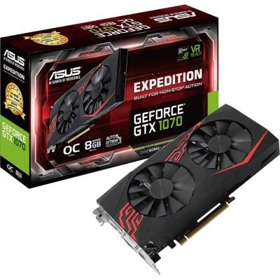 Видеокарта ASUS GeForce GTX1070 8192Mb EXPEDITION OC Фото