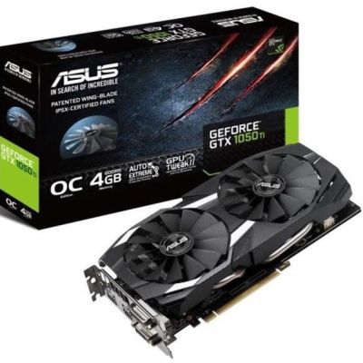 Видеокарта ASUS GeForce GTX1050 Ti 4096Mb DC2 OC Фото