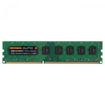 Модуль памяти для компьютера Qumo DDR3L 8GB 1600 MHz Фото
