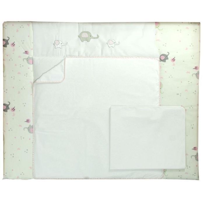 Пеленальный матрасик Верес Elephant pink Фото