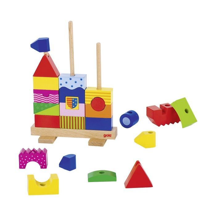 Развивающая игрушка Goki Пирамидка Замок Фото