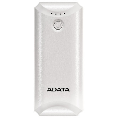 Батарея универсальная ADATA P5000 White (5000mAh, 5V*1A, cable) Фото