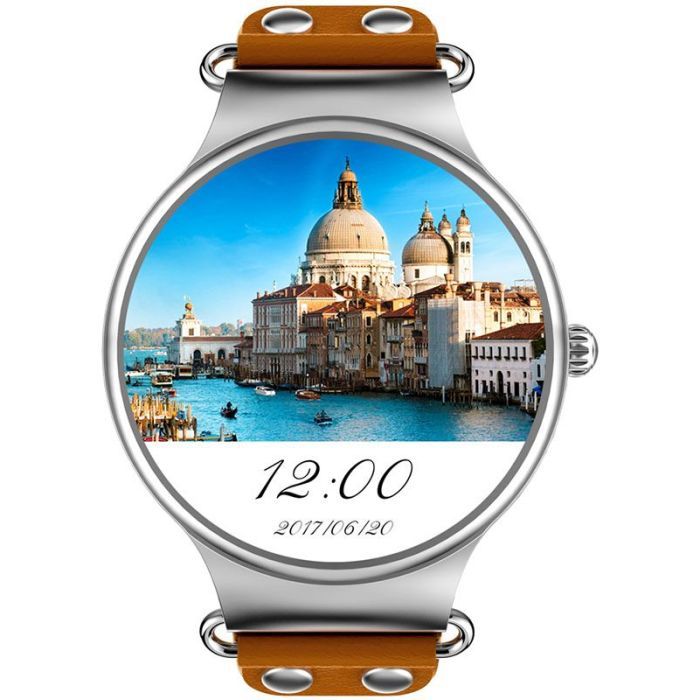 Смарт-часы King Wear KW98 Silver and Yellow Фото