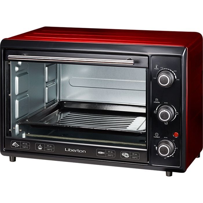 Электропечь Liberton LEO-400 Red Фото