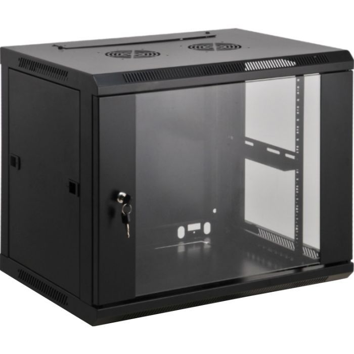 Шкаф настенный Kingda 9U 19" 600x450 RAL9004 Фото