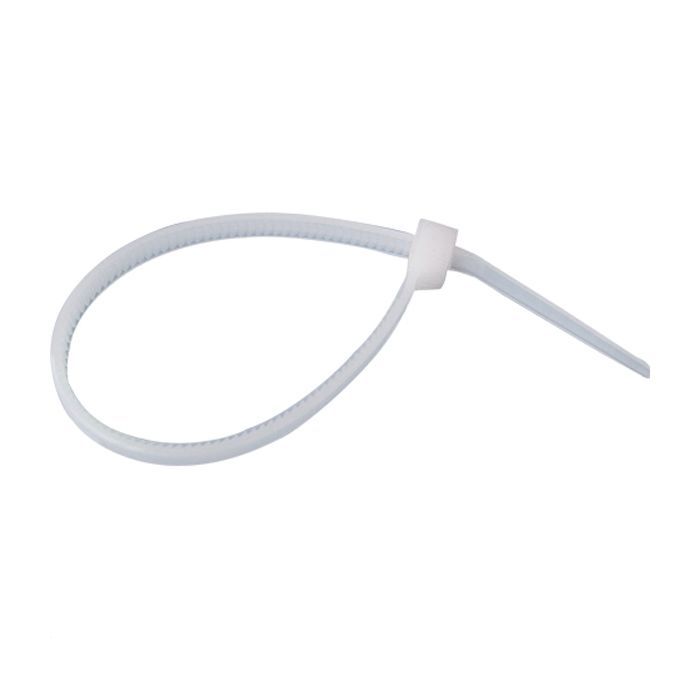 Стяжка Ritar 100мм/3.0мм, белая, 100 шт Фото