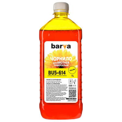 Чернила Barva BROTHER Universal-5 1л YELLOW Фото