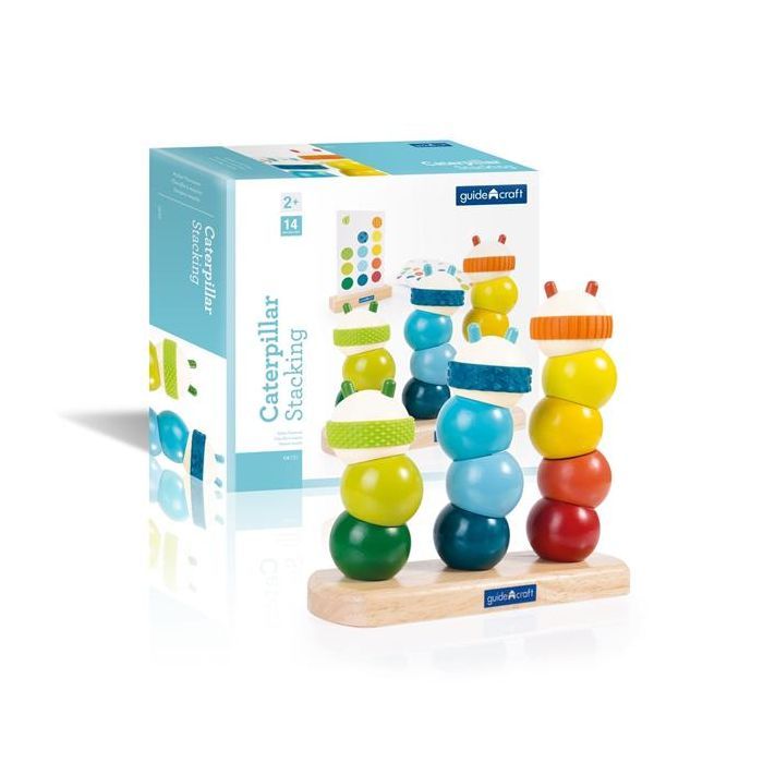 Развивающая игрушка Guidecraft Пірамідка Manipulatives Гусениці Фото