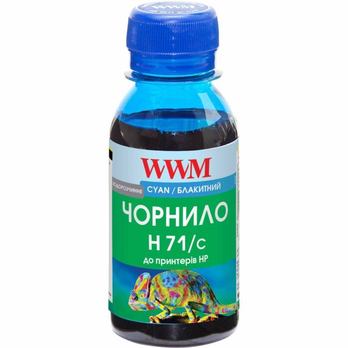 Чернила WWM HP №711 100г Cyan Фото