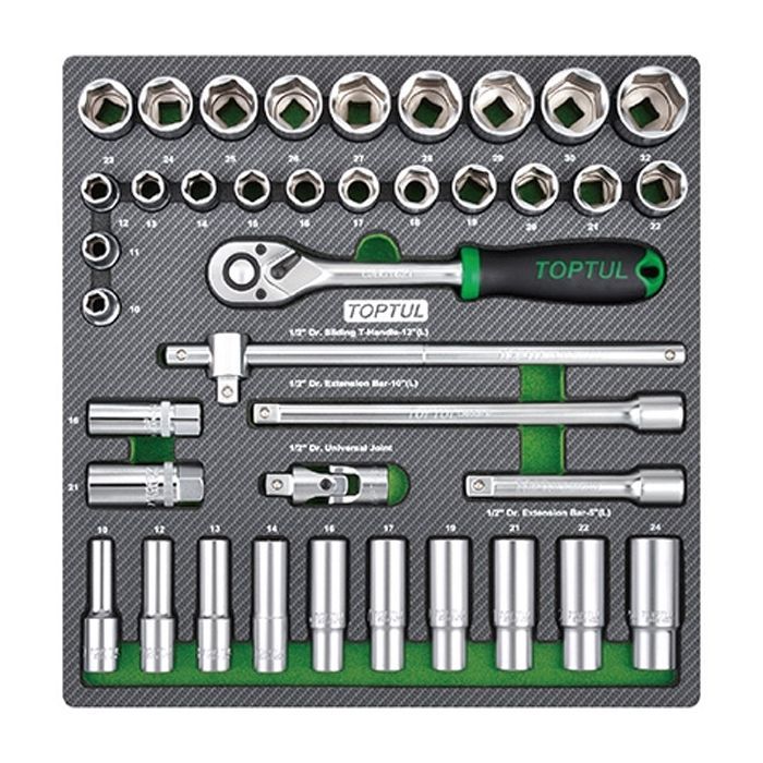 Набор инструментов Toptul 1/2" 39од. Фото