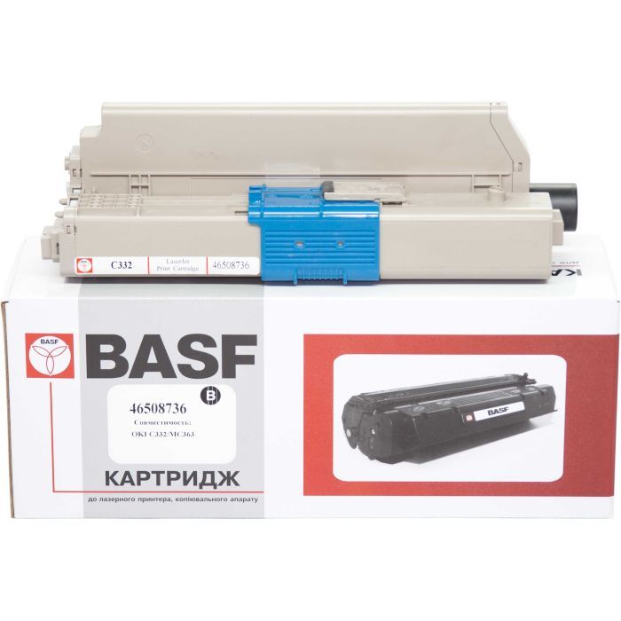 Тонер-картридж BASF OKI C332/MC363 Black 46508736 Фото