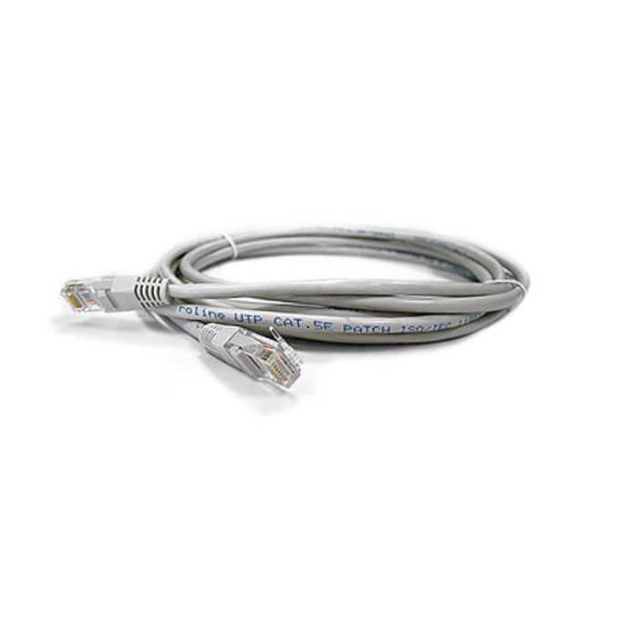 Патч-корд Kingda 3м, UTP, cat.5e, CU, 24AWG, grey Фото
