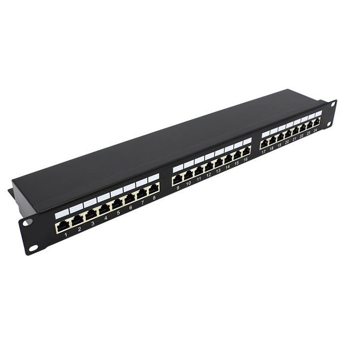 Патч-панель Molex 19" 24xRJ-45 STP cat.5e, 1U Фото