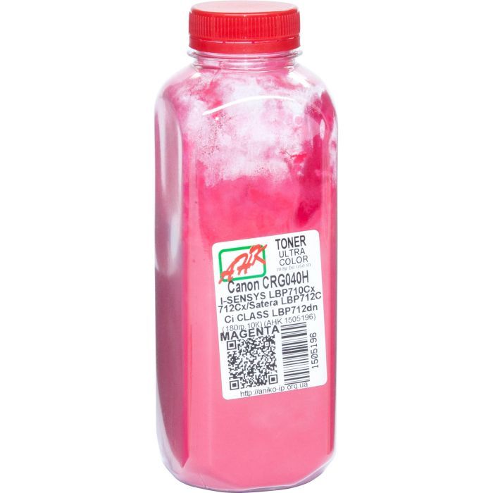 Тонер AHK Canon LBP-710/712, 180г Magenta Фото