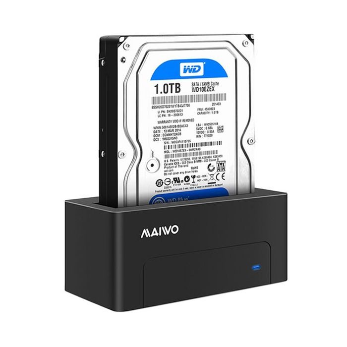 Док-станция для накопителей Maiwo HDD 2.5"/3.5" SATA/SSD USB 3.0 Фото