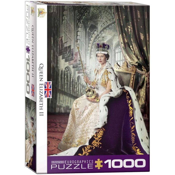 Пазл Eurographics Королева Єлизавета II 1000 елементів Фото