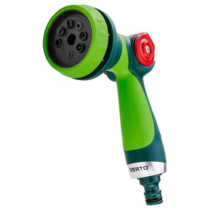 Пистолет для полива Verto пистолетный, 8 функций с регулировкой потока Фото