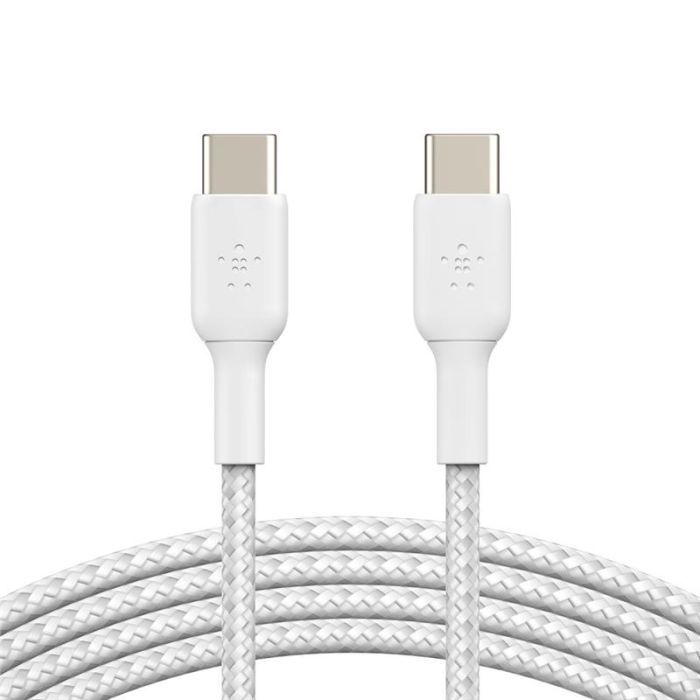 Дата кабель Belkin USB-C to USB-C 1.0m braided white Фото