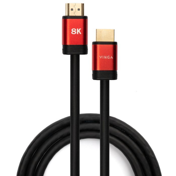 Кабель мультимедийный Vinga HDMI M to HDMI M 1.8m V2.1 8K Фото