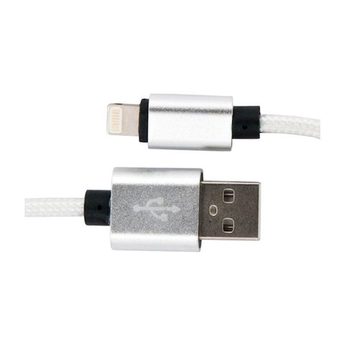Дата кабель Dengos USB 2.0 AM to Lightning 1.0m white Фото