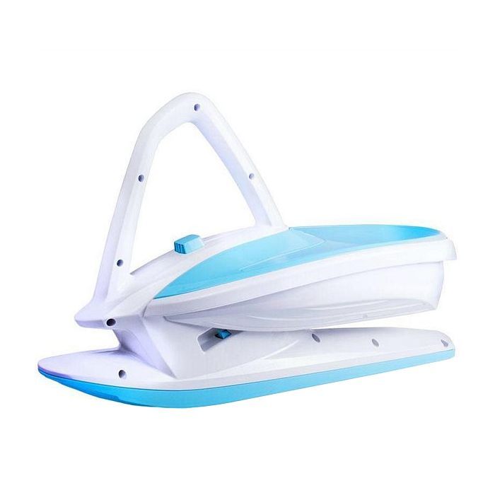 Санки Plastkon Skidrifter белые с голубым Фото