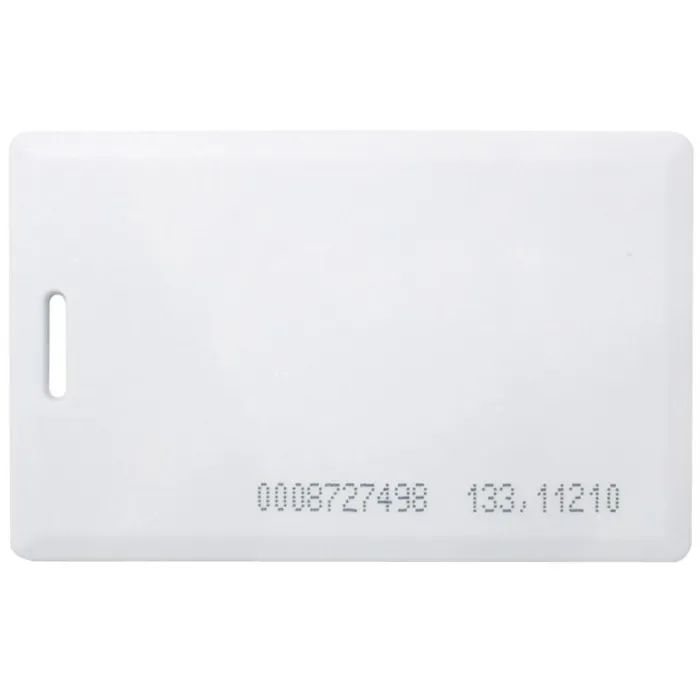 Бесконтактная карта EM-Marine 1.8мм white, чип TK4100 с номером Фото