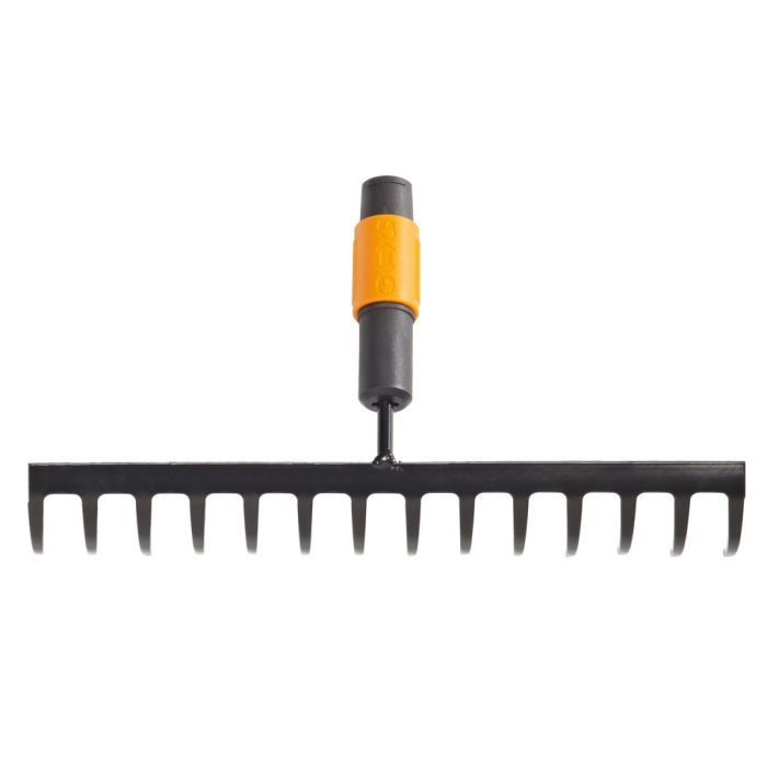 Грабли Fiskars для грунта 14 зубцов QuikFit Фото