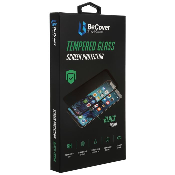 Стекло защитное BeCover Premium Samsung Galaxy A12 SM-A125 Black Фото
