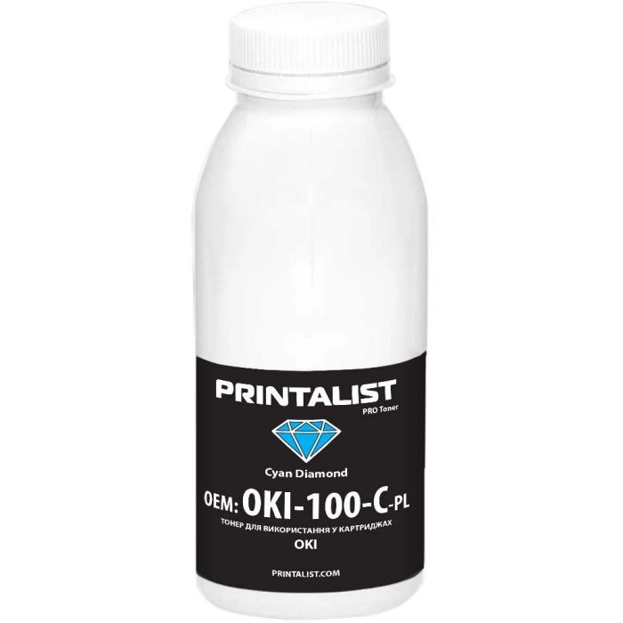 Тонер Printalist OKI Universal 100г Cyan Фото
