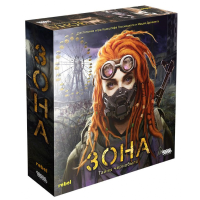 Настольная игра 18+ Hobby World Зона: Таємниці Чорнобиля Фото