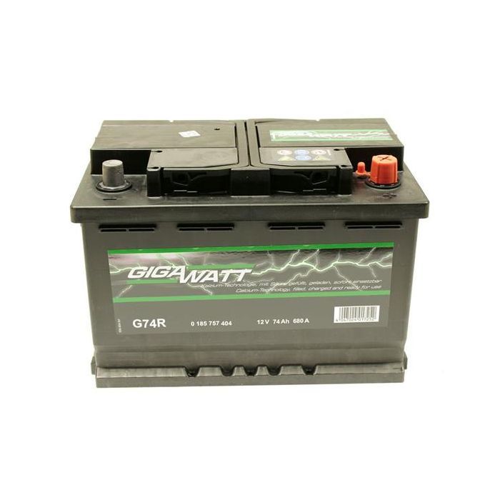 Аккумулятор автомобильный GigaWatt 74А Фото