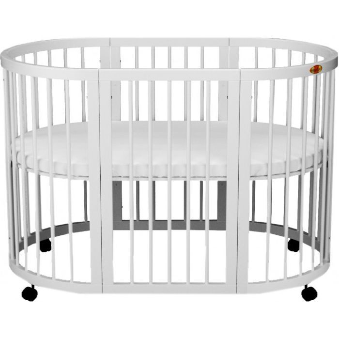 Кроватка Ingvart SMART BED ROUND белый Фото
