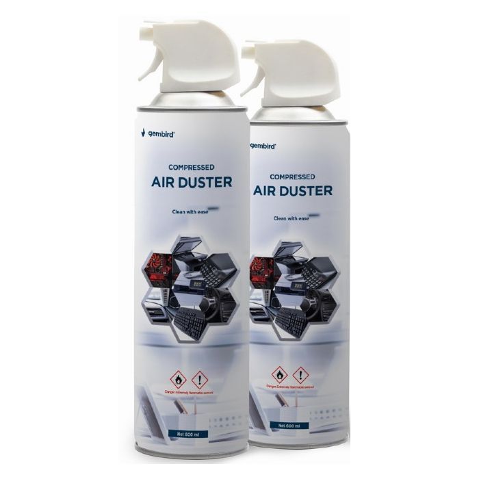 Чистящий сжатый воздух Gembird spray duster 600ml Фото