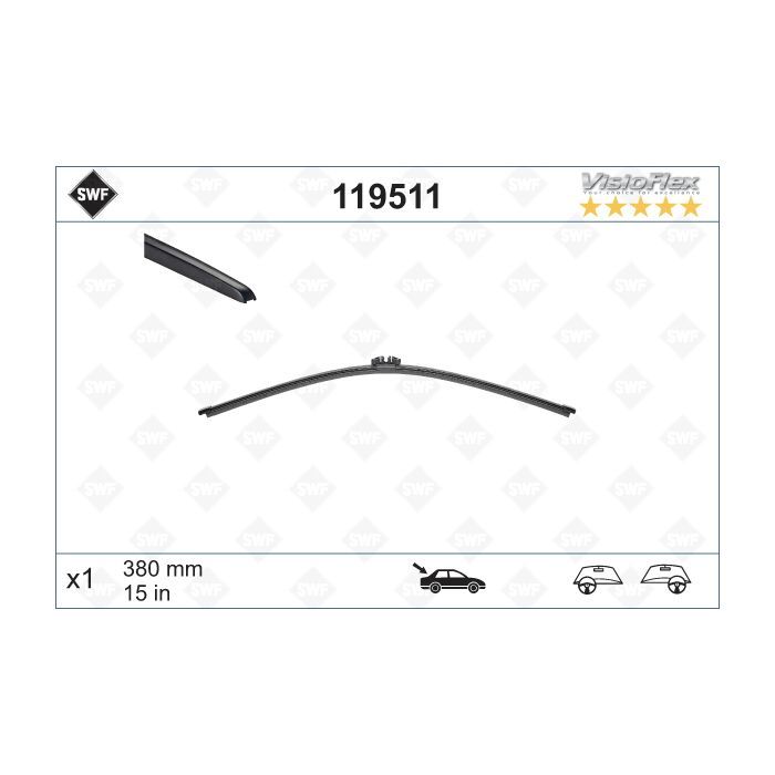 Щетка стеклоочистителя SWF 119511 Фото