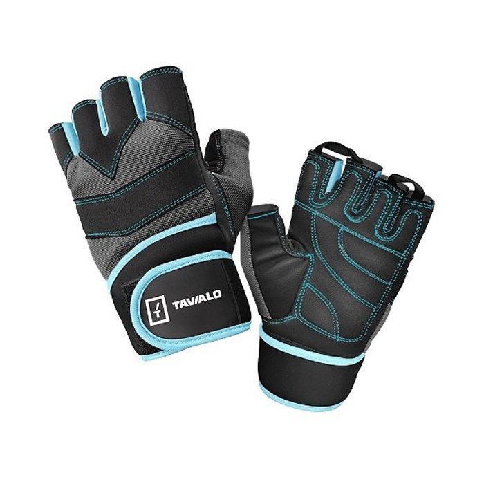 Перчатки для фитнеса Tavialo Men M Black-Gray-Blue Фото