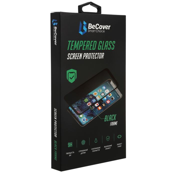 Стекло защитное BeCover Samsung Galaxy A52 SM-A525 Black Фото