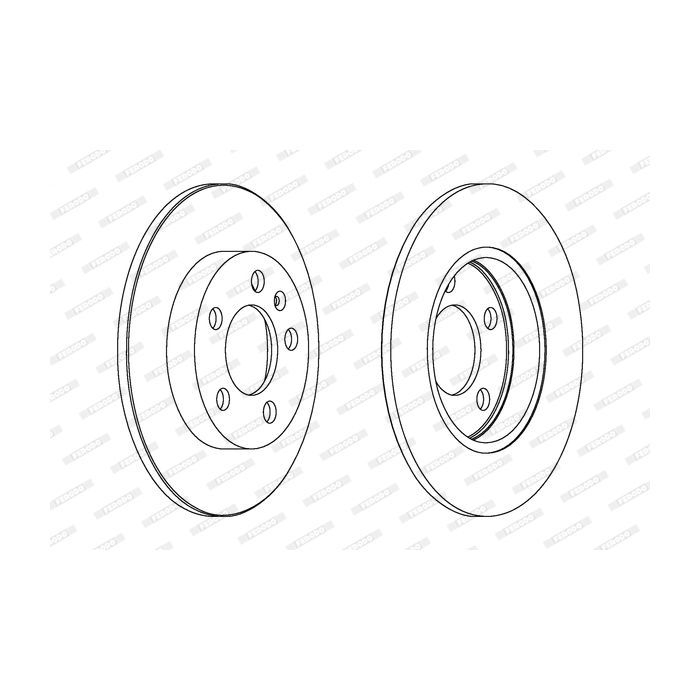 Тормозной диск FERODO DDF1155 Фото