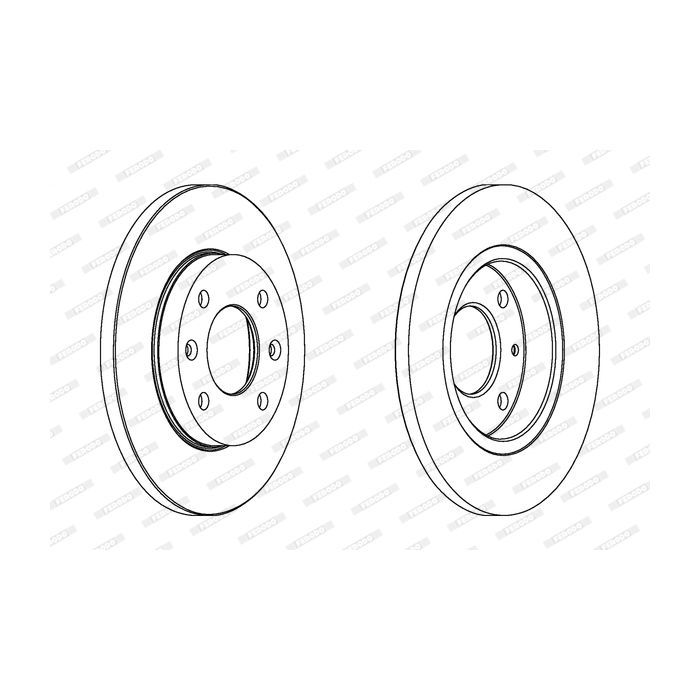 Тормозной диск FERODO DDF995 Фото