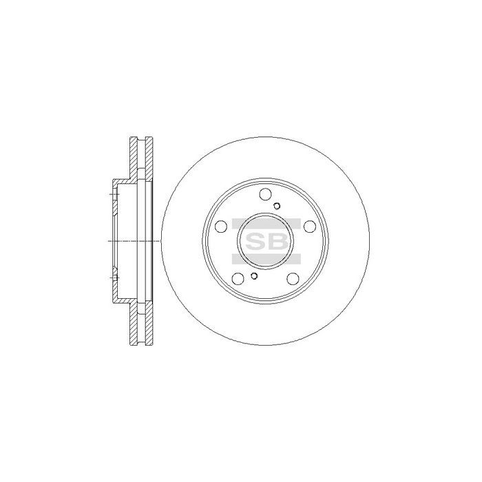 Тормозной диск HI-Q SD4032 Фото