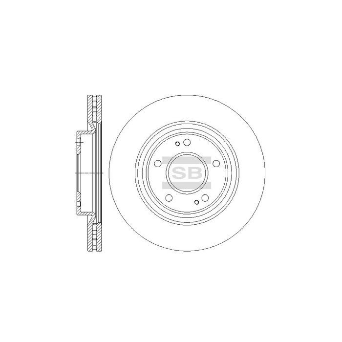 Тормозной диск HI-Q SD4336 Фото