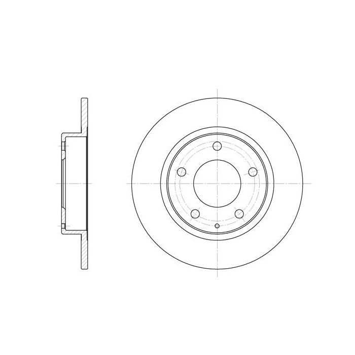 Тормозной диск REMSA 6206.00 Фото