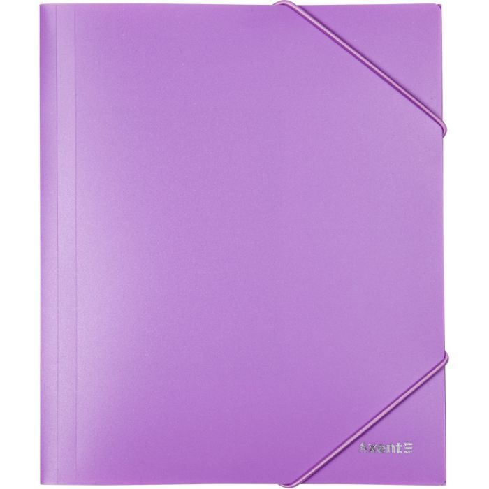 Папка на резинках Axent A5 410 мкм Pastelini lilac Фото