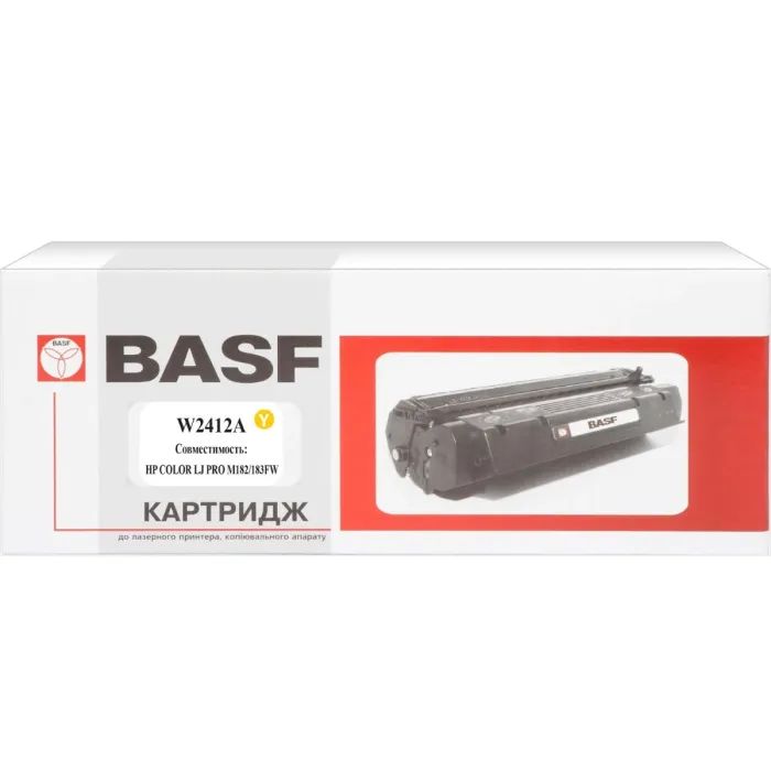 Картридж BASF HP CLJ M182/183, W2412A Yellow, without chip Фото