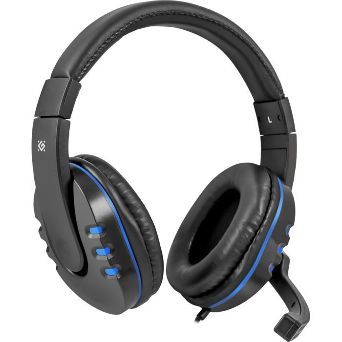Наушники Defender Warhead G-160 Black-Blue Фото