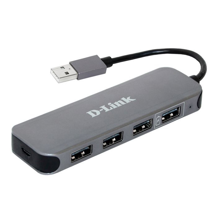 Концентратор D-Link DUB-H4 4xUSB2.0, USB2.0 Фото