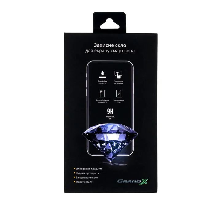 Стекло защитное Grand-X Samsung Galaxy A01 2020 black Фото
