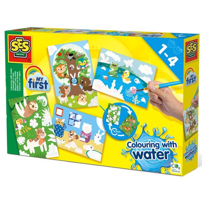 Набор для творчества Ses Водные рисунки Животные Фото