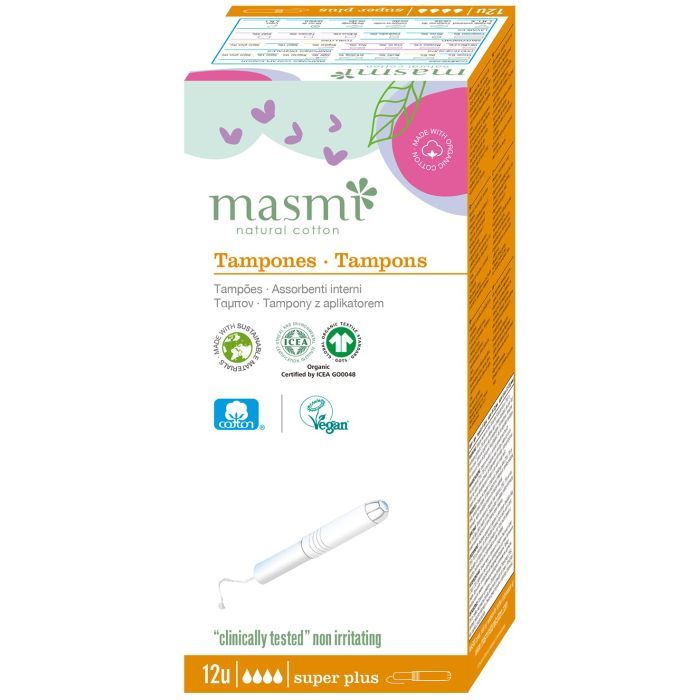 Тампоны Masmi Super Plus с аппликатором 12 шт. Фото